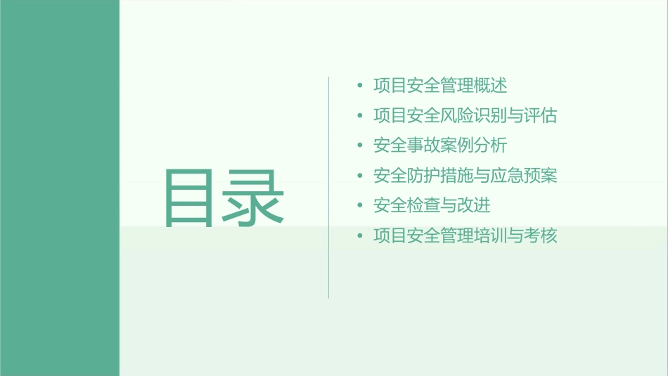 项目安全管理培训课件_第2页