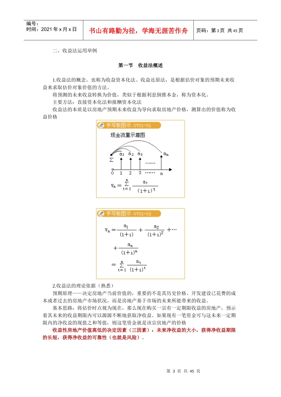 房地产估价理论与方法第七章收益法及其应用_第3页