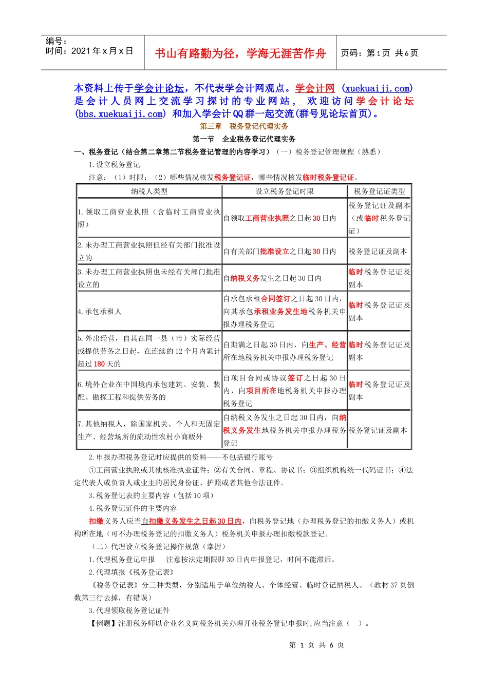 第三章_税务登记代理实务_第1页