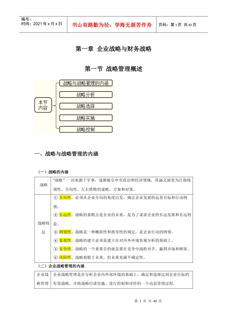 第章企业战略与财务战略_第1页