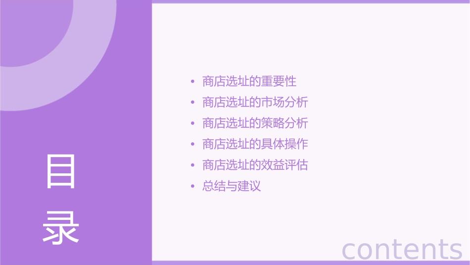 某商店选址分析报告课件_第2页