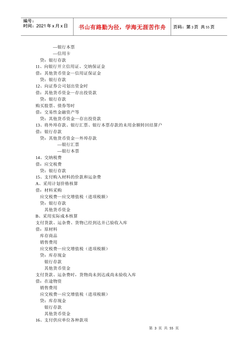 XXXX最新的企业会计分录大全1802_第3页