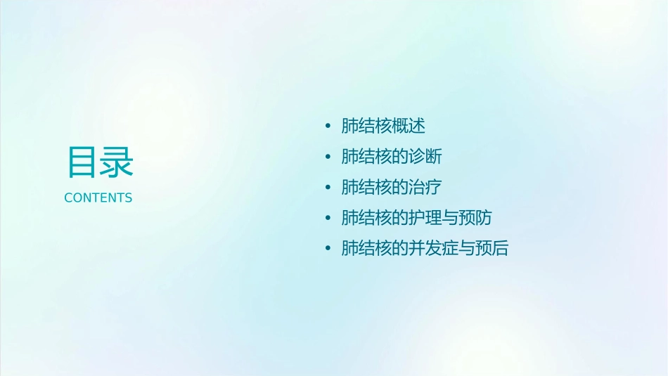 肺结核的诊断与治疗护理课件_第2页