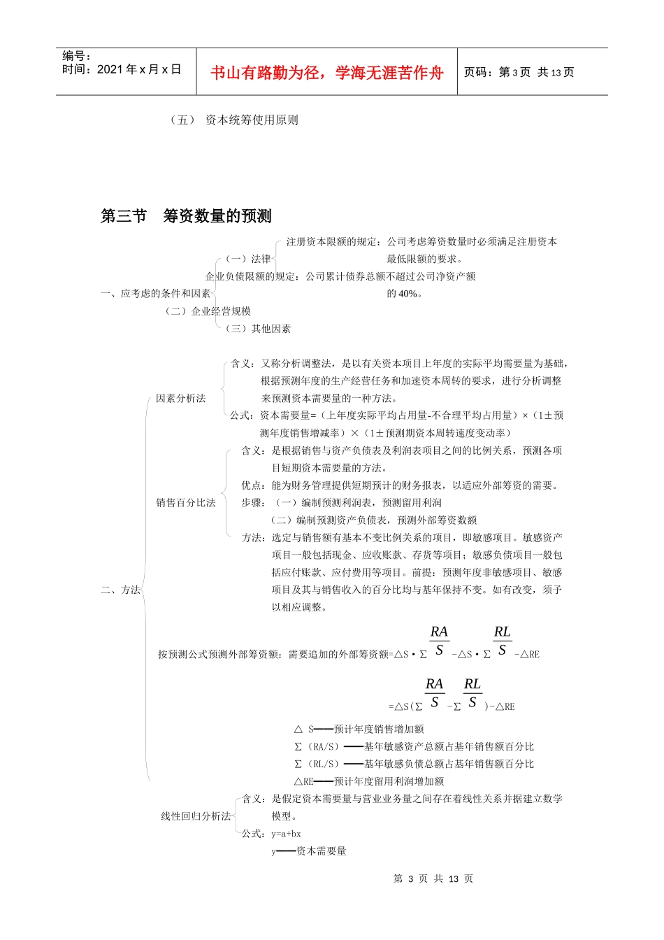 财务管理 第三章 筹资管理_第3页