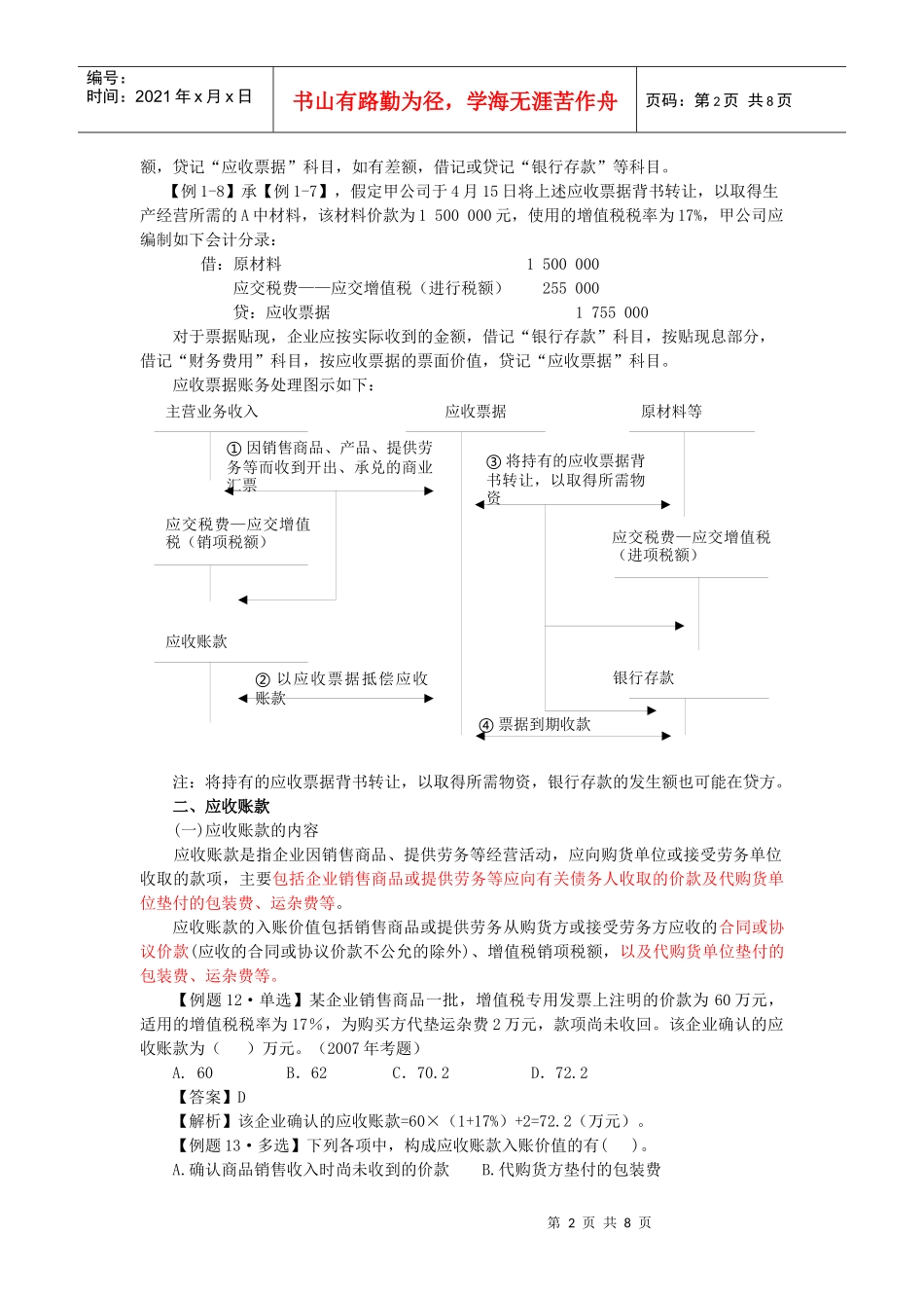 第二节应收及预付款项_第2页