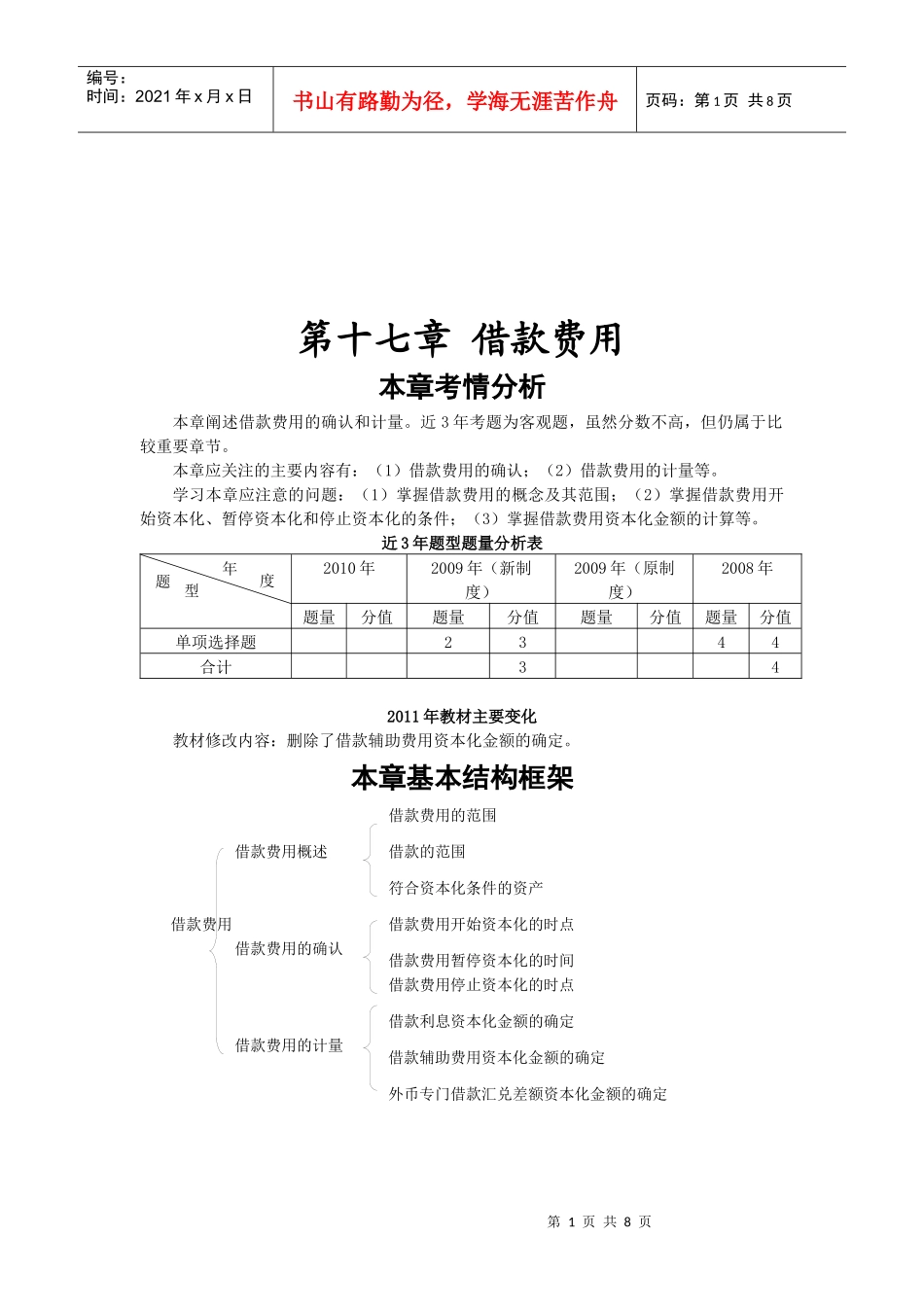 注会会计之借款费用_第1页
