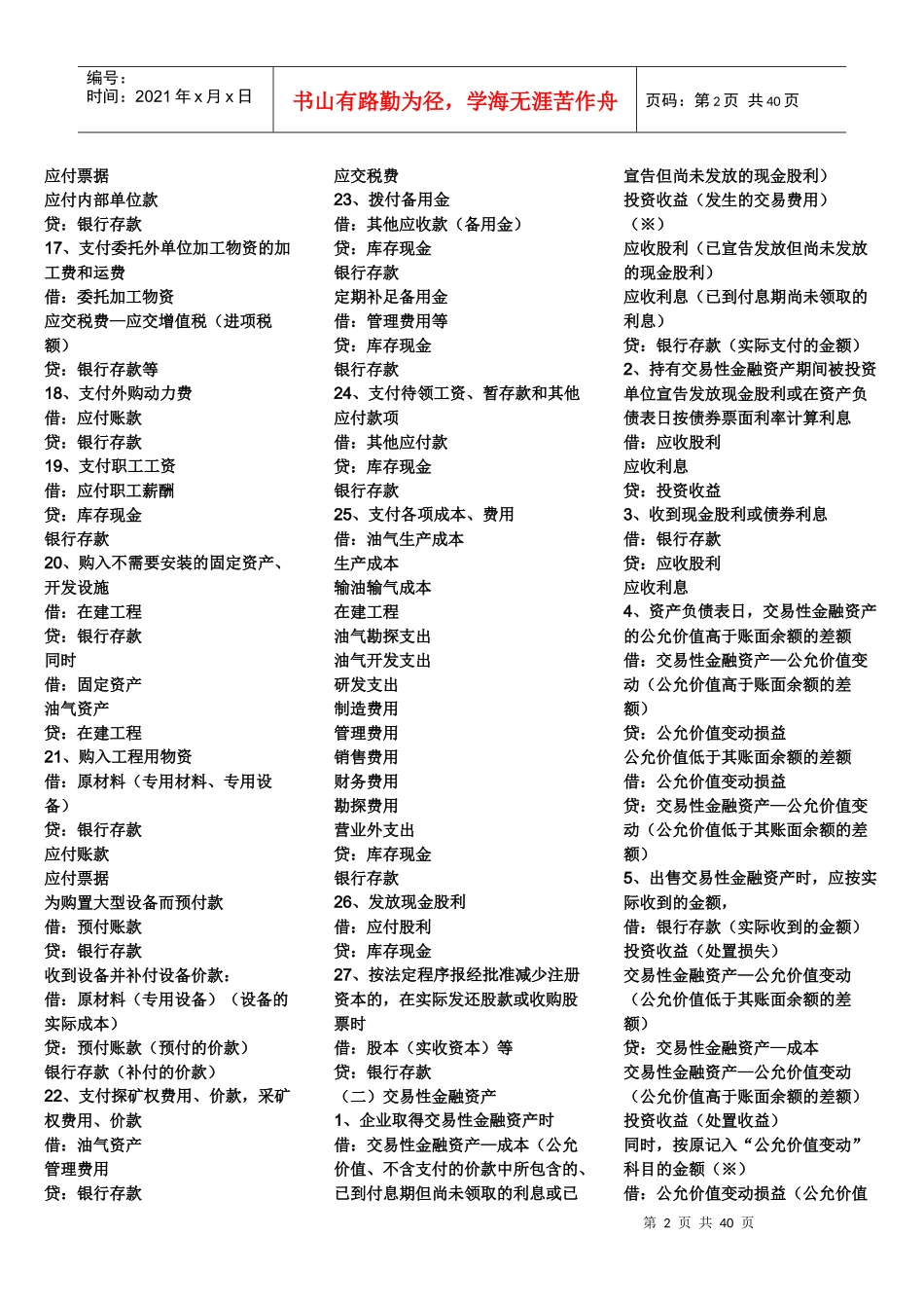 年度会计分录大全_第2页