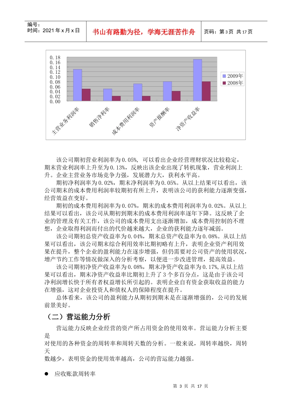 中石化财务比率分析_第3页