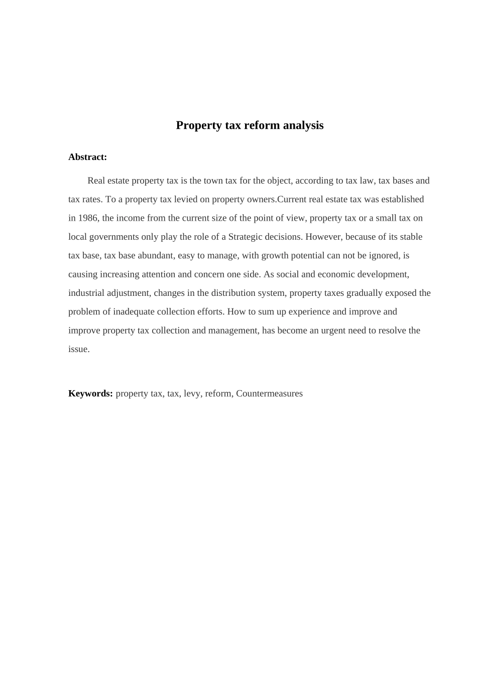 房产税改革的探析_第3页