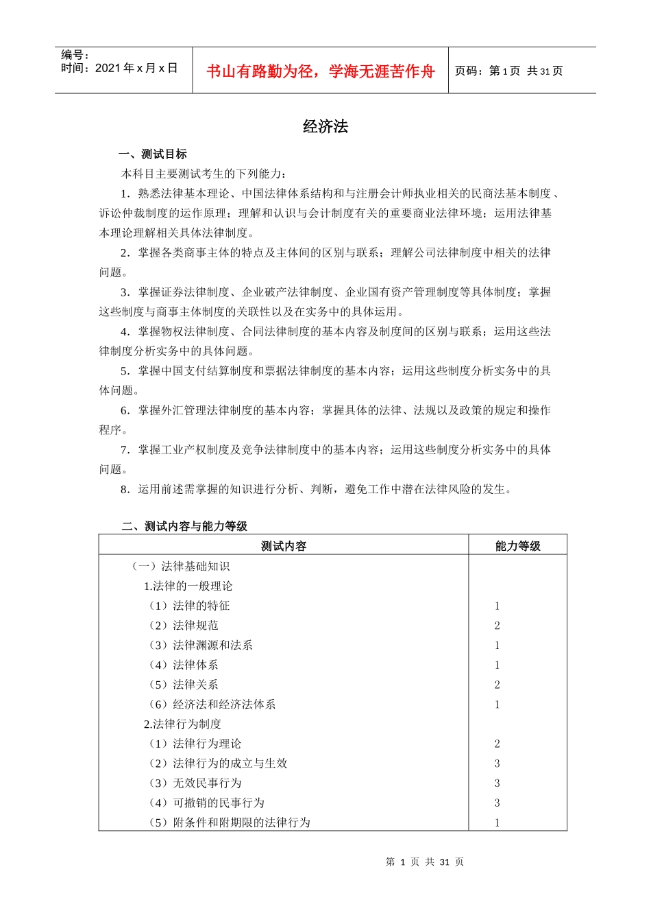 经济管理学及财务知识分析法_第1页