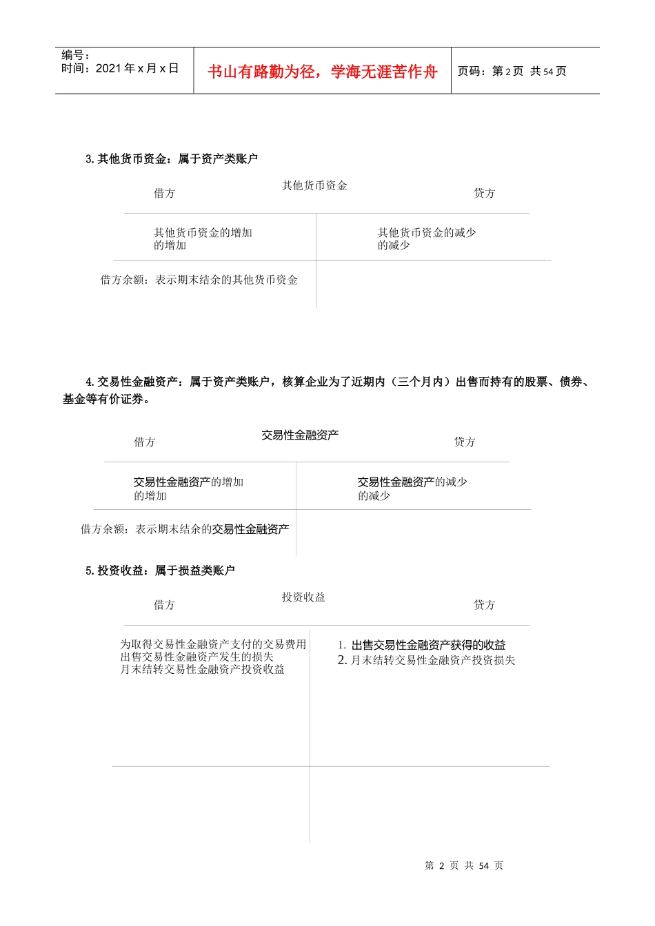 会计主要经济账务处理_第2页