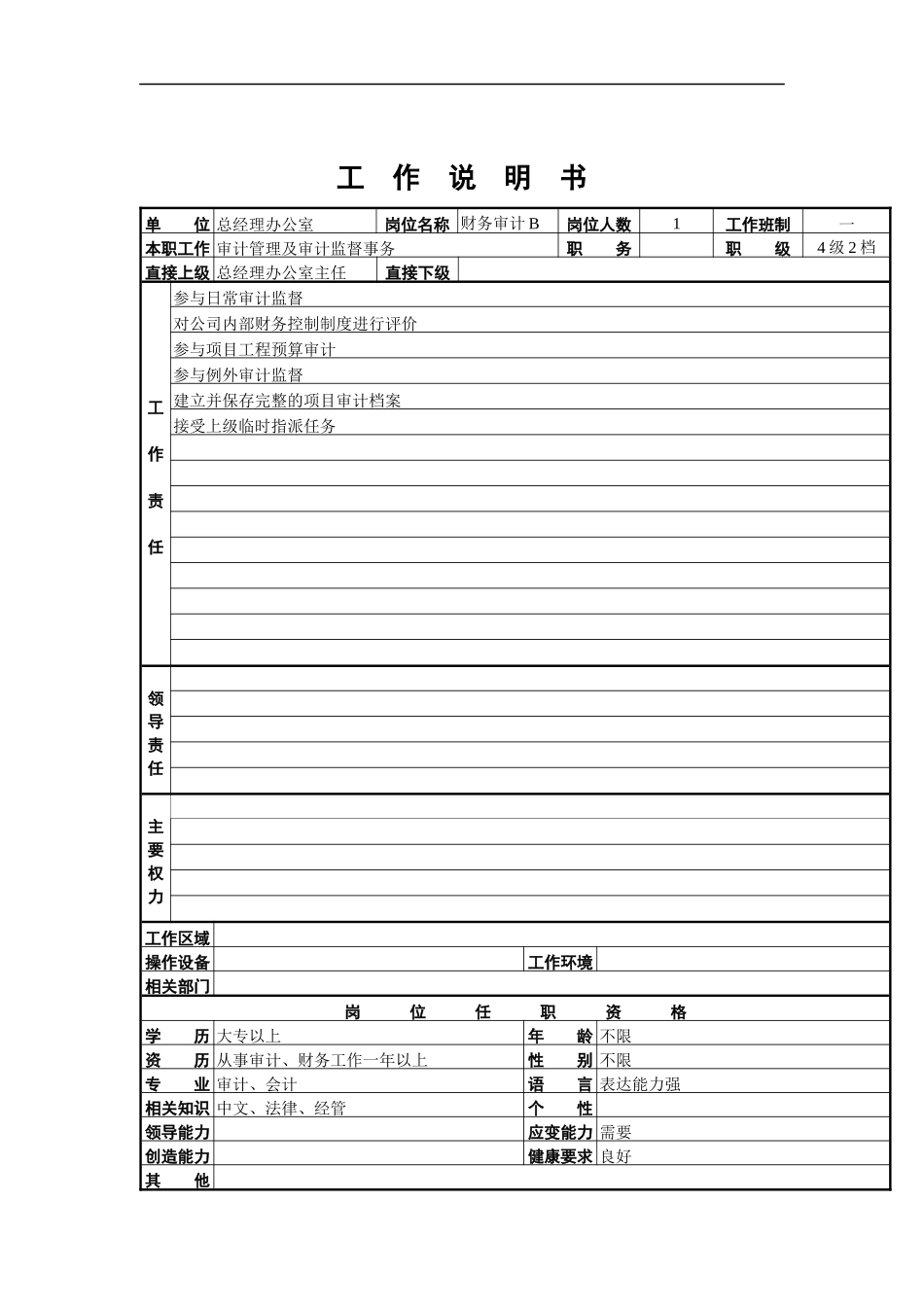 财务审计B工作说明书_第1页