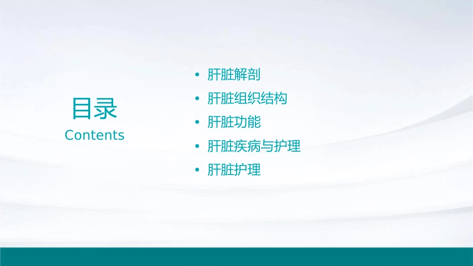 正常肝脏解剖和组织结构护理课件_第2页