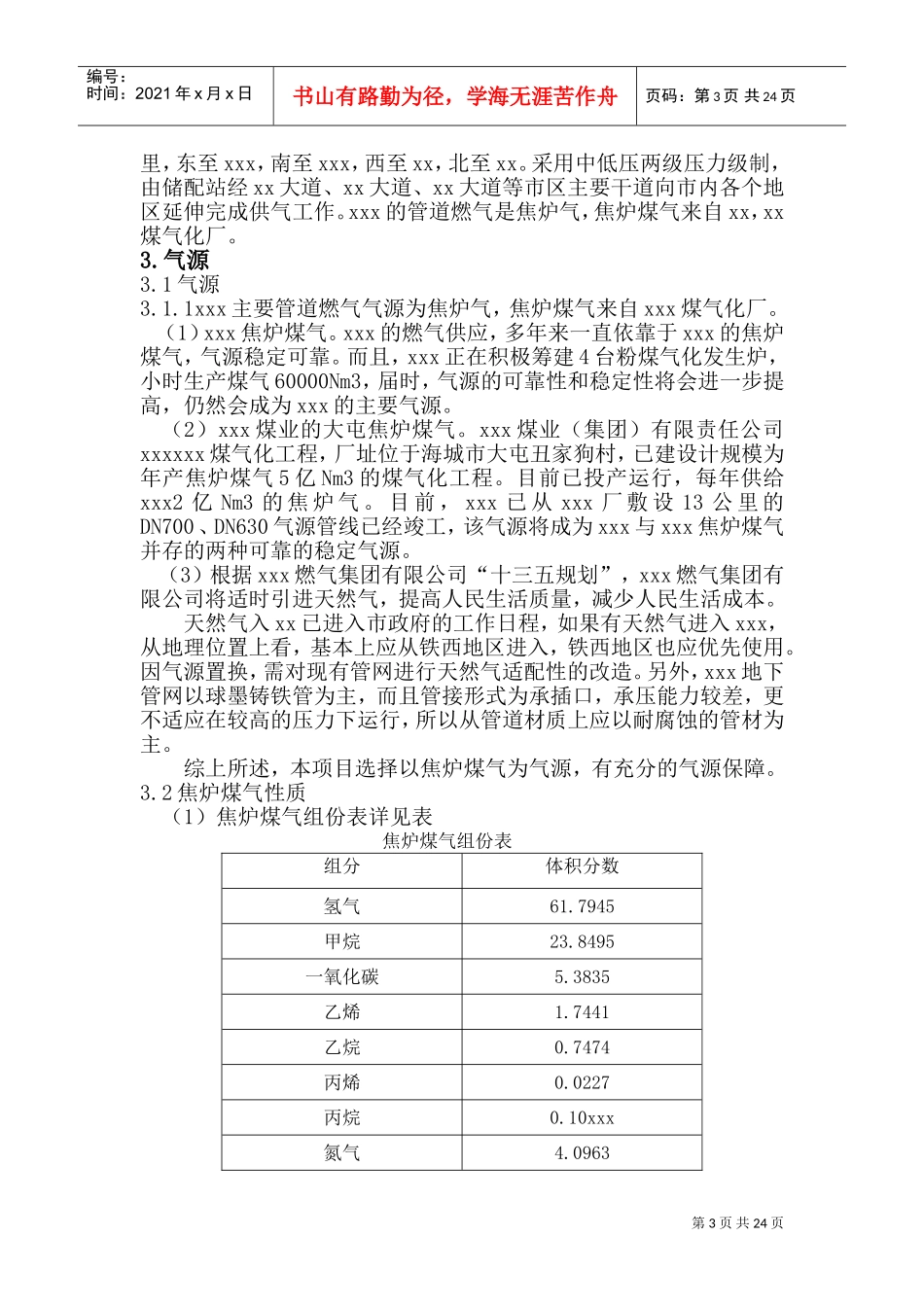 煤气项目资金申请报告(DOC36页)_第3页