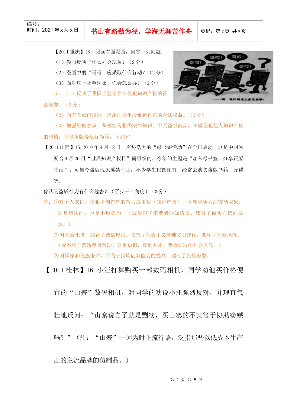 财务管理知识分析权利_第2页