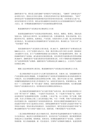 赵洪祝：加快培育发展战略性新兴产业l