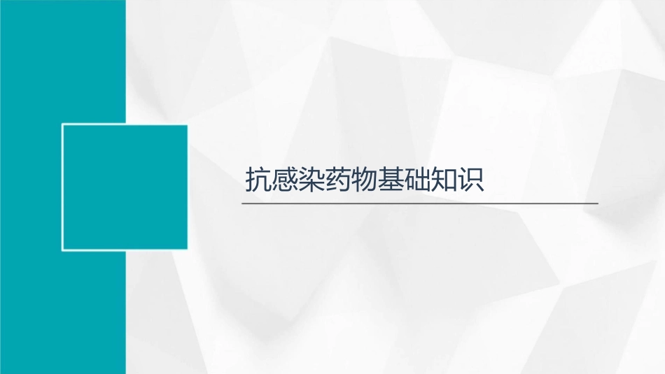 抗感染药物不良反应摘要护理课件_第3页