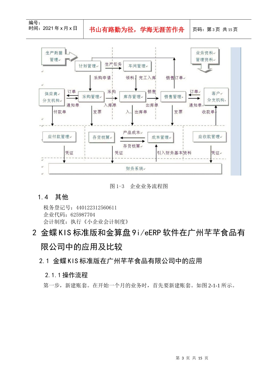 某公司会计软件应用报告_第3页