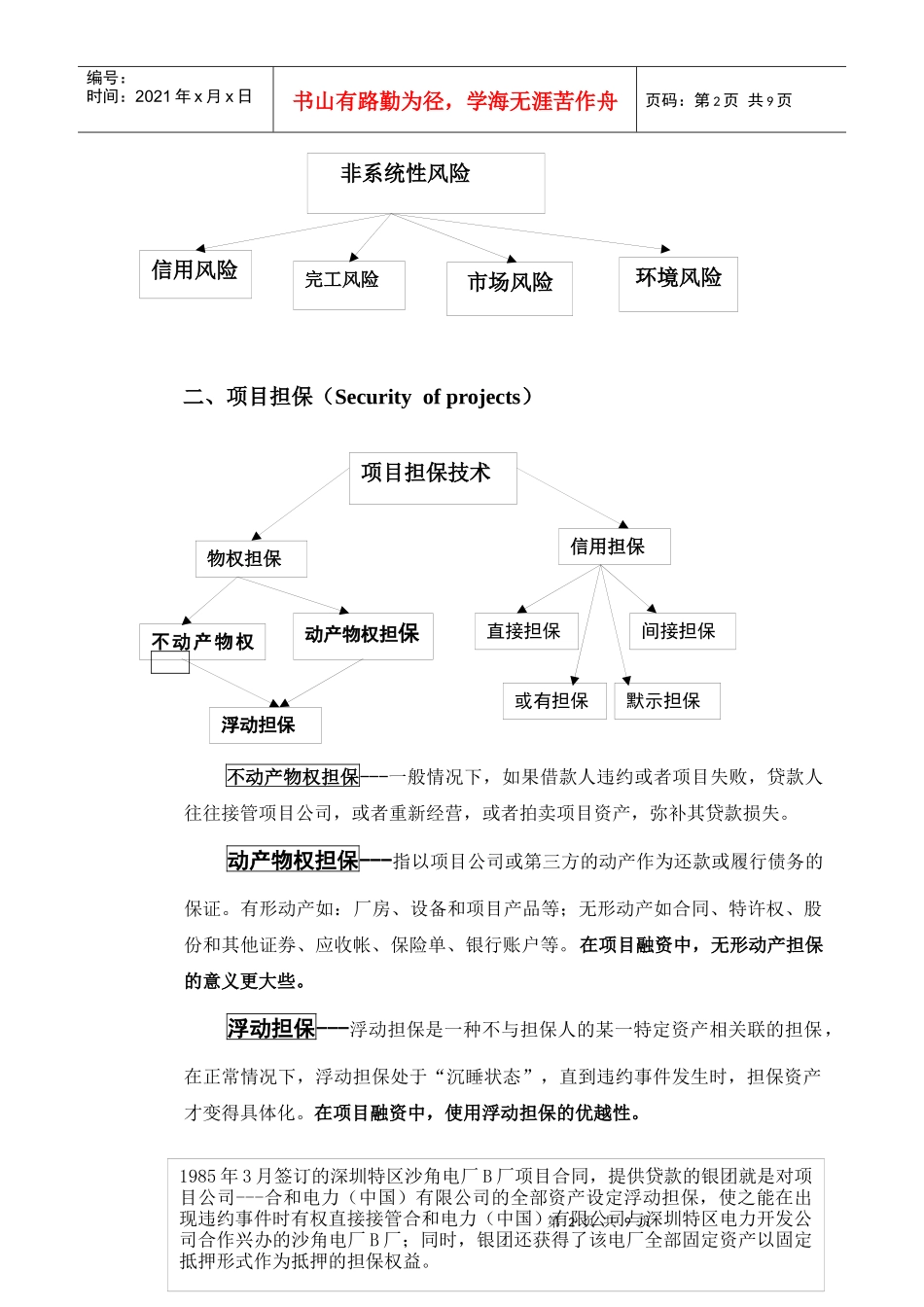 第三讲项目融资风险控制技术（doc 8）_第2页