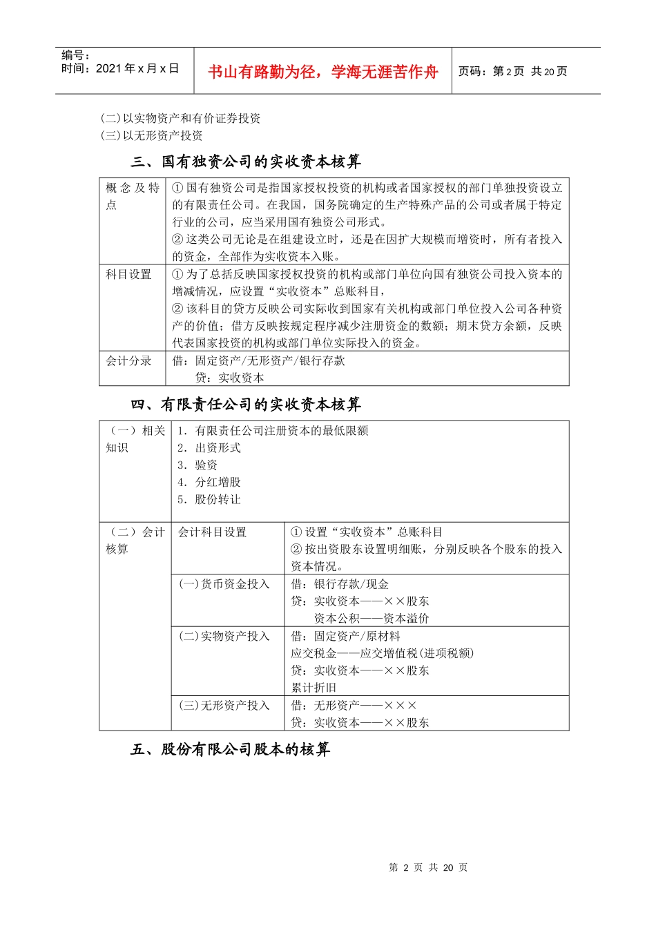 所有这权益及核算知识_第2页