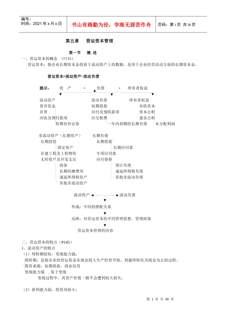 第五章营运资本管理_第1页