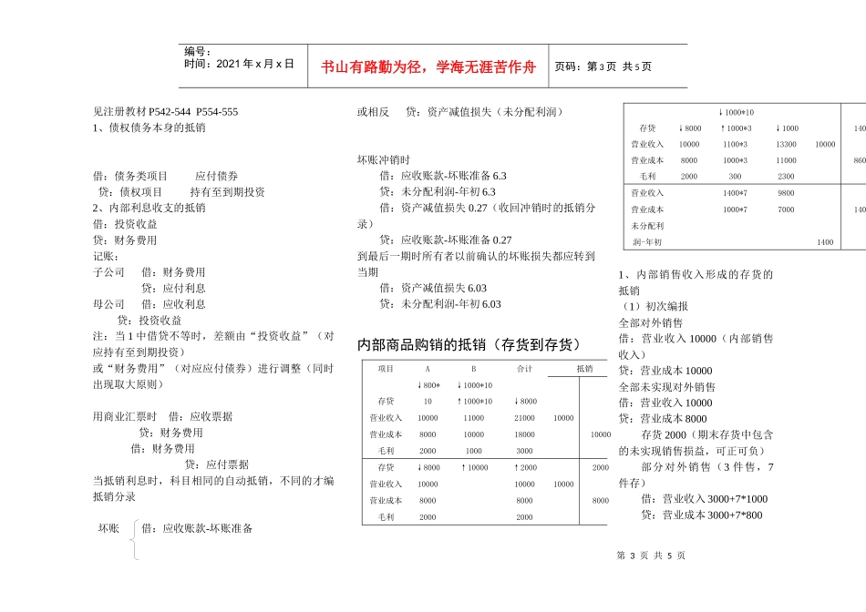 合并财务报表核心处理_第3页