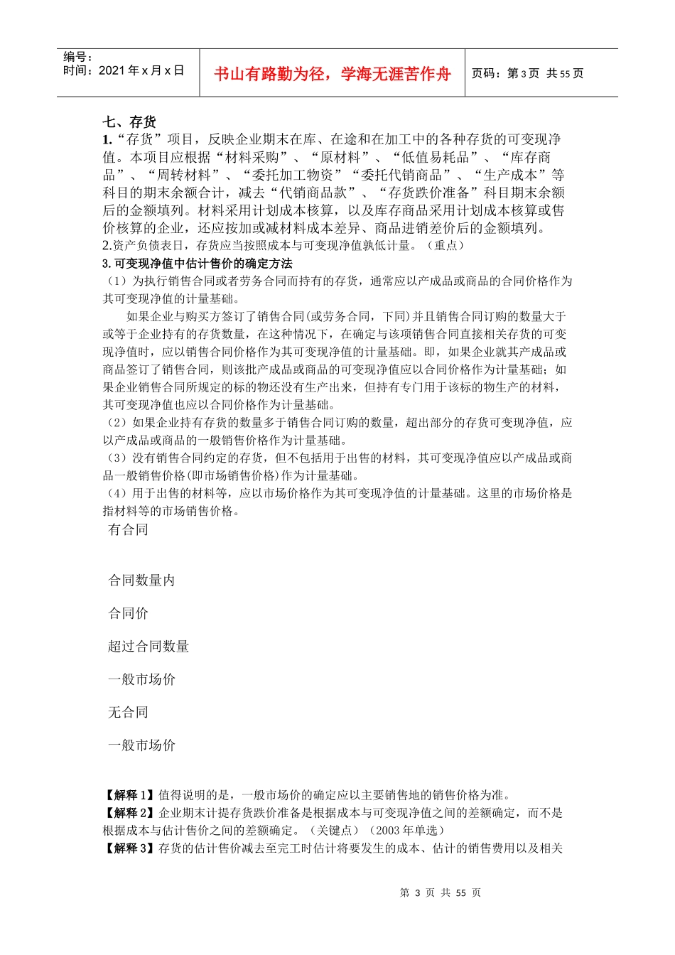 审计考试中应当关注的会计知识（DOC 53页）_第3页