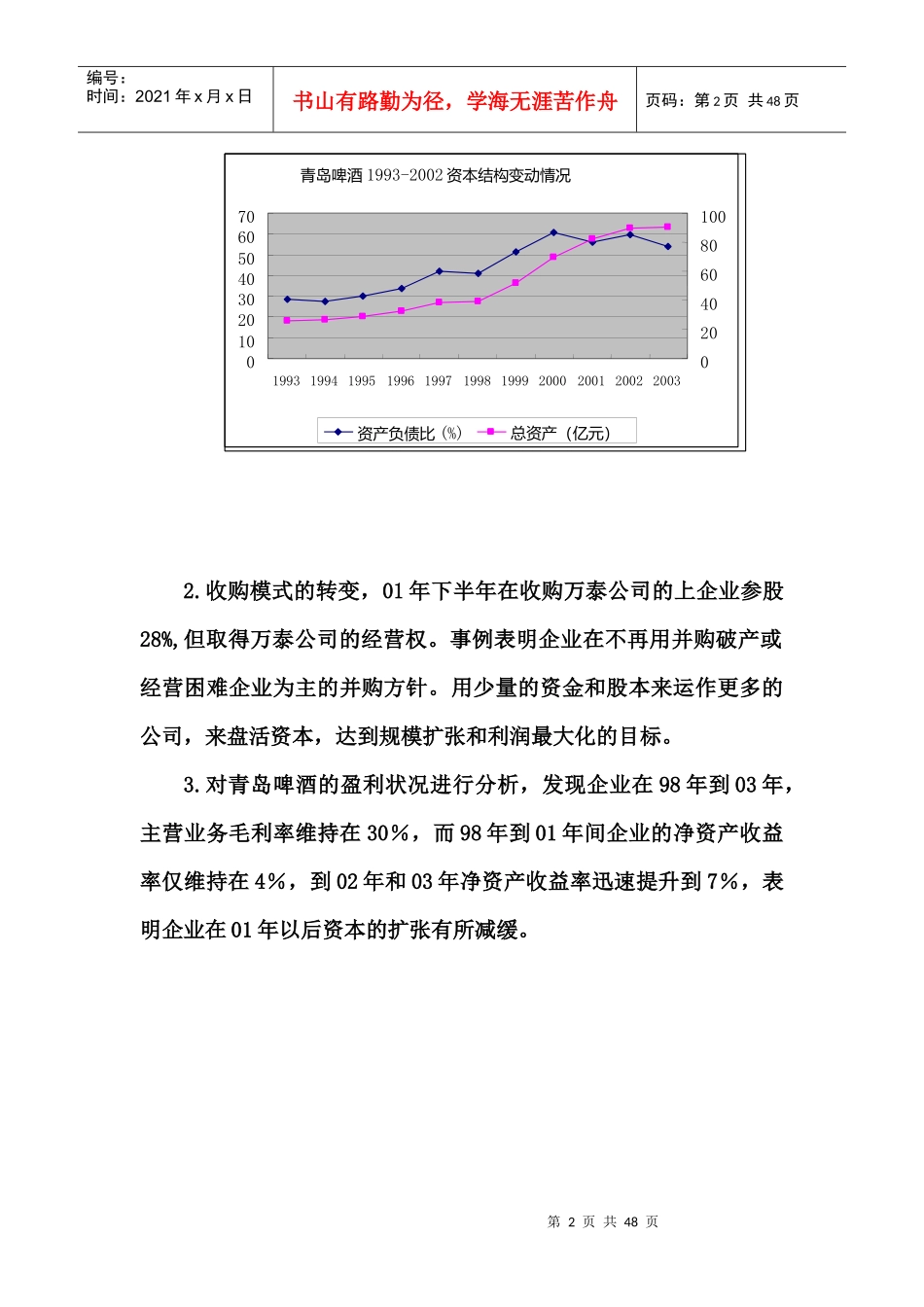 青岛啤酒财务管理案例精析_第3页