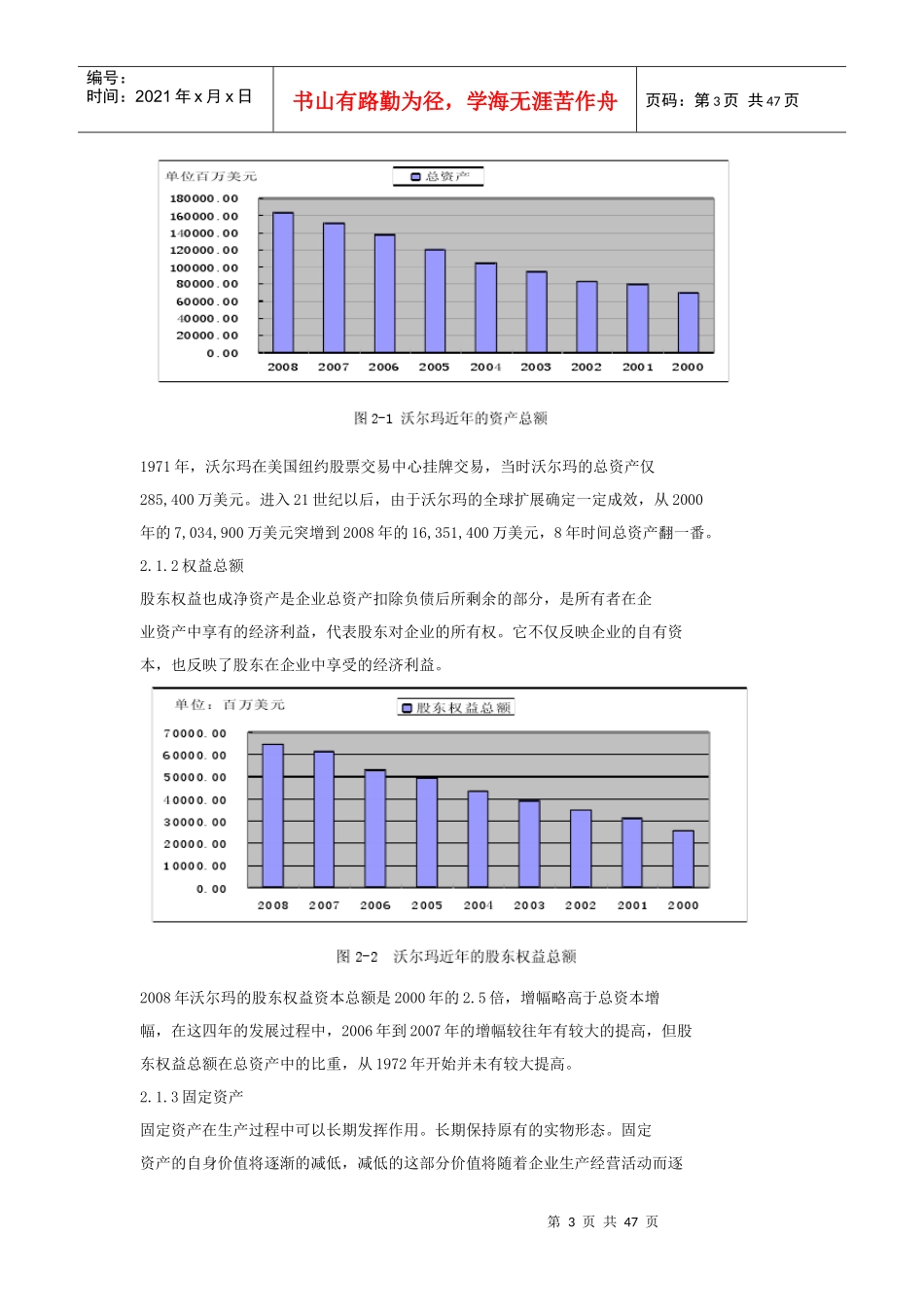 沃尔玛财务分析_第3页
