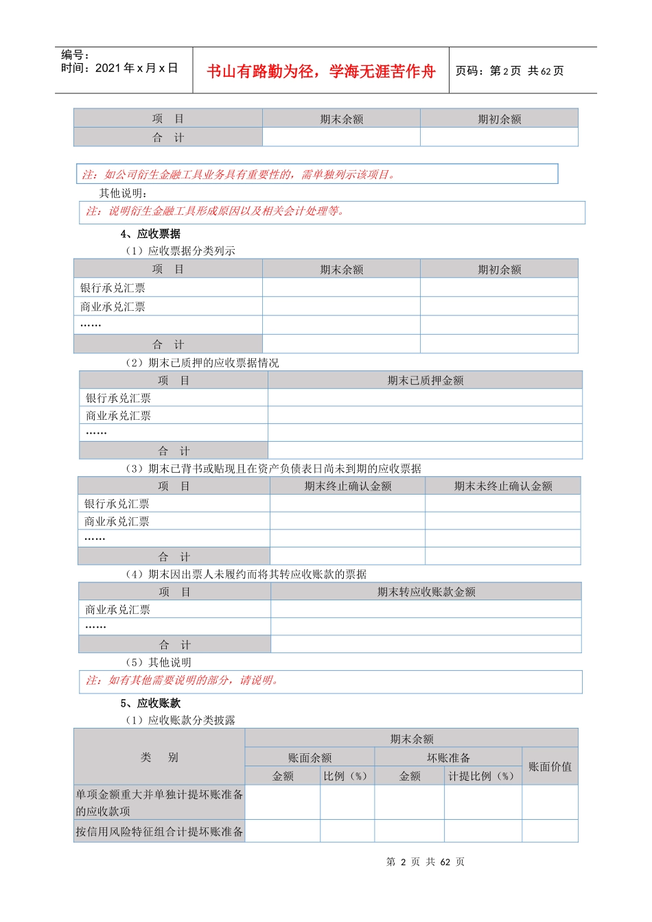 董秘助手财务报表附注模板_半年报(XBRL)_第2页