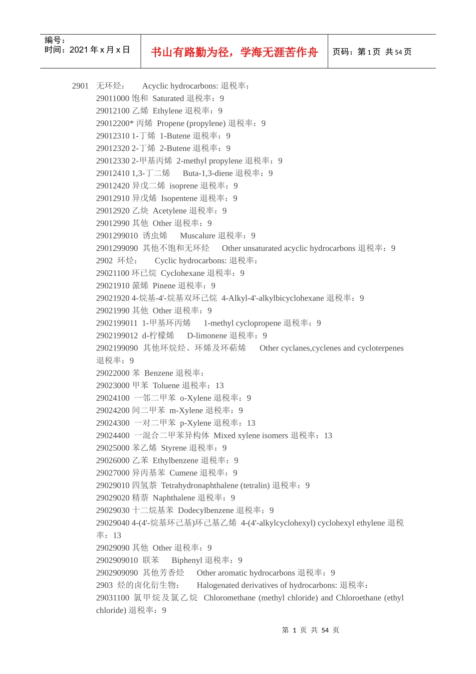 第二十九章退税_第1页