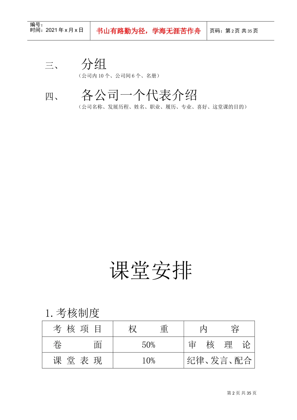 内审员培训资料(最佳)(DOC51页)_第2页