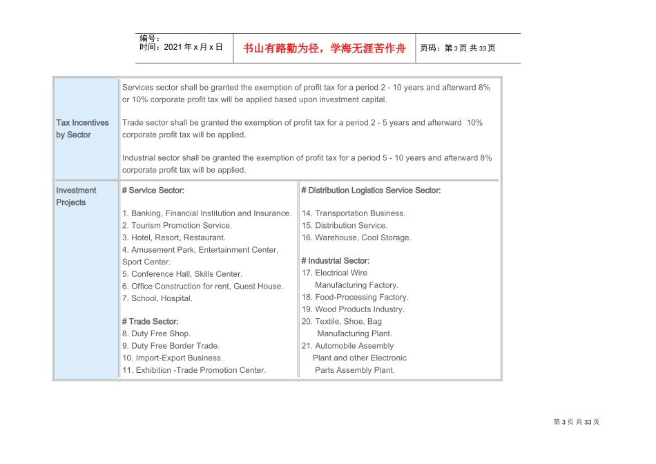 老挝10大经济特区(DOC30页)_第3页