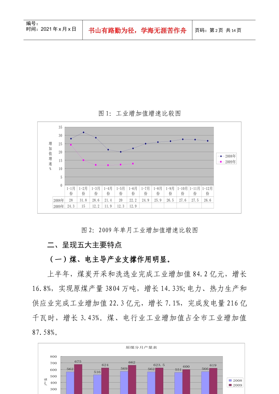 全市上半年工业经济运行情况汇报_第2页