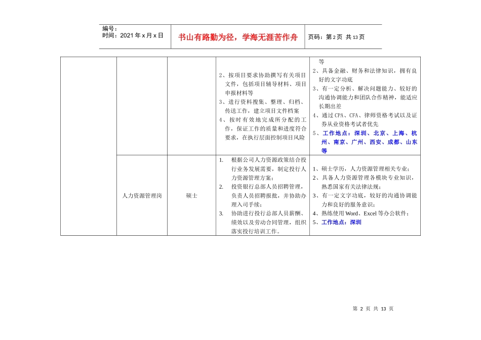 招商证券年应届毕业生需求讲义_第2页
