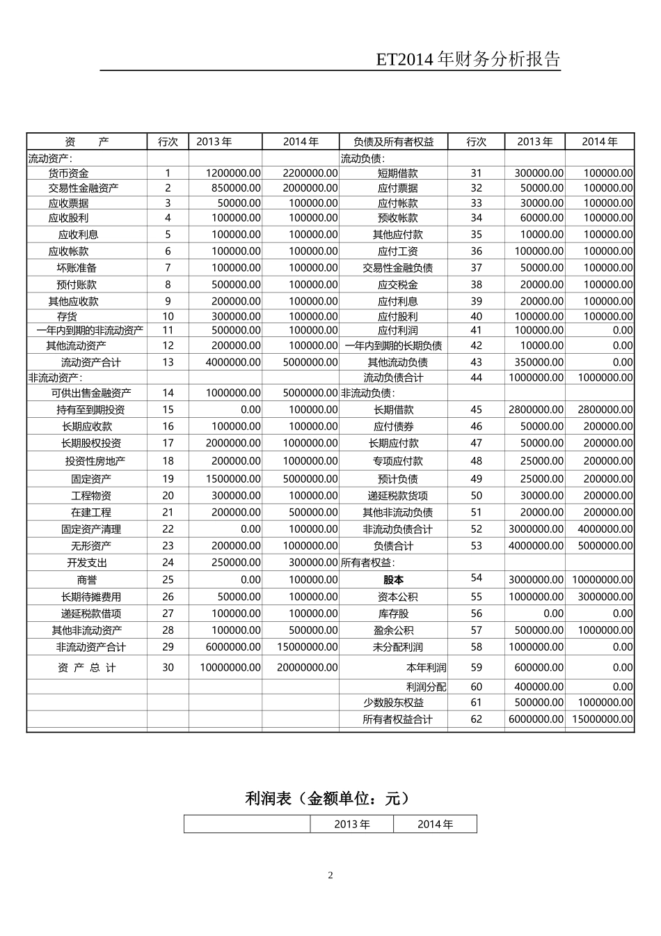 ET2014年财务分析报告_第2页