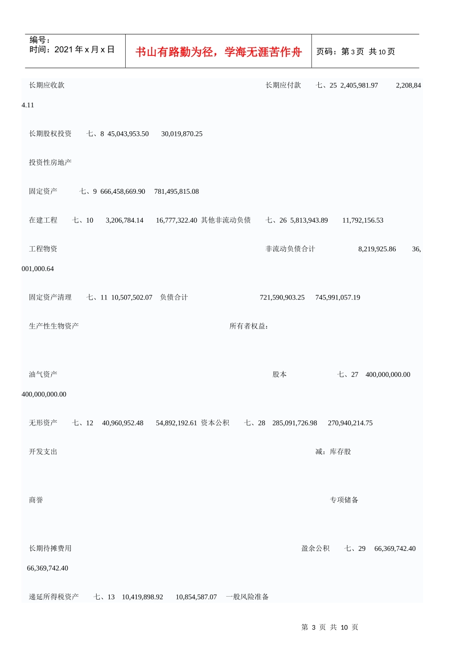 财务会计报表安徽铜峰电子股份有限公司_第3页