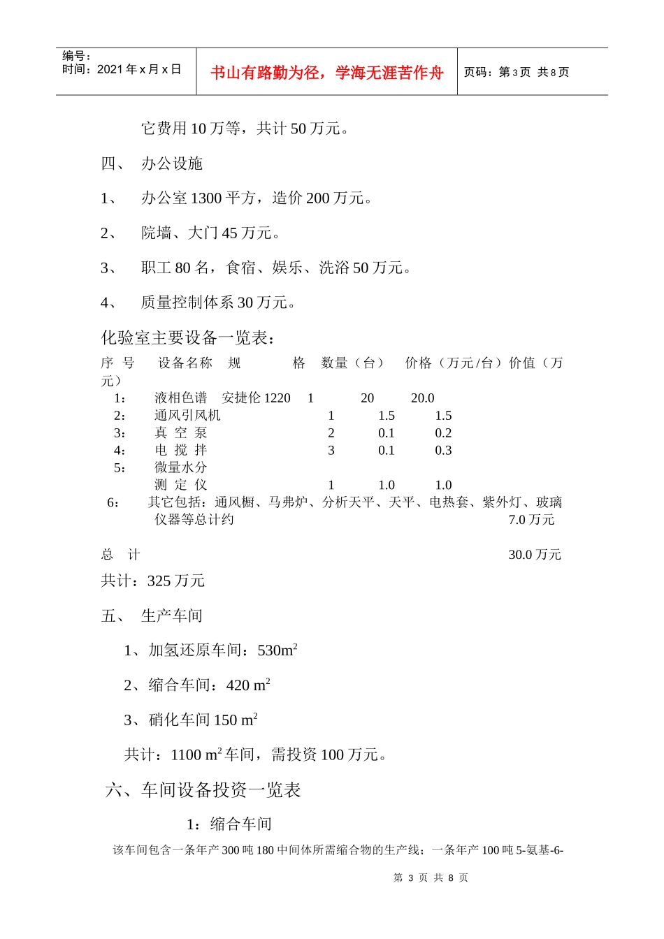 山东圣马新颜科技有限公司投资计划书01_第3页