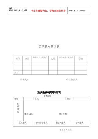 财务报销制度汇编