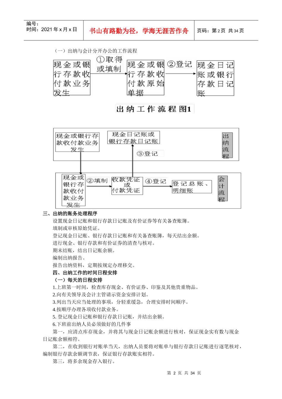 出纳实帐攻略之出纳与出纳工作讲义_第2页