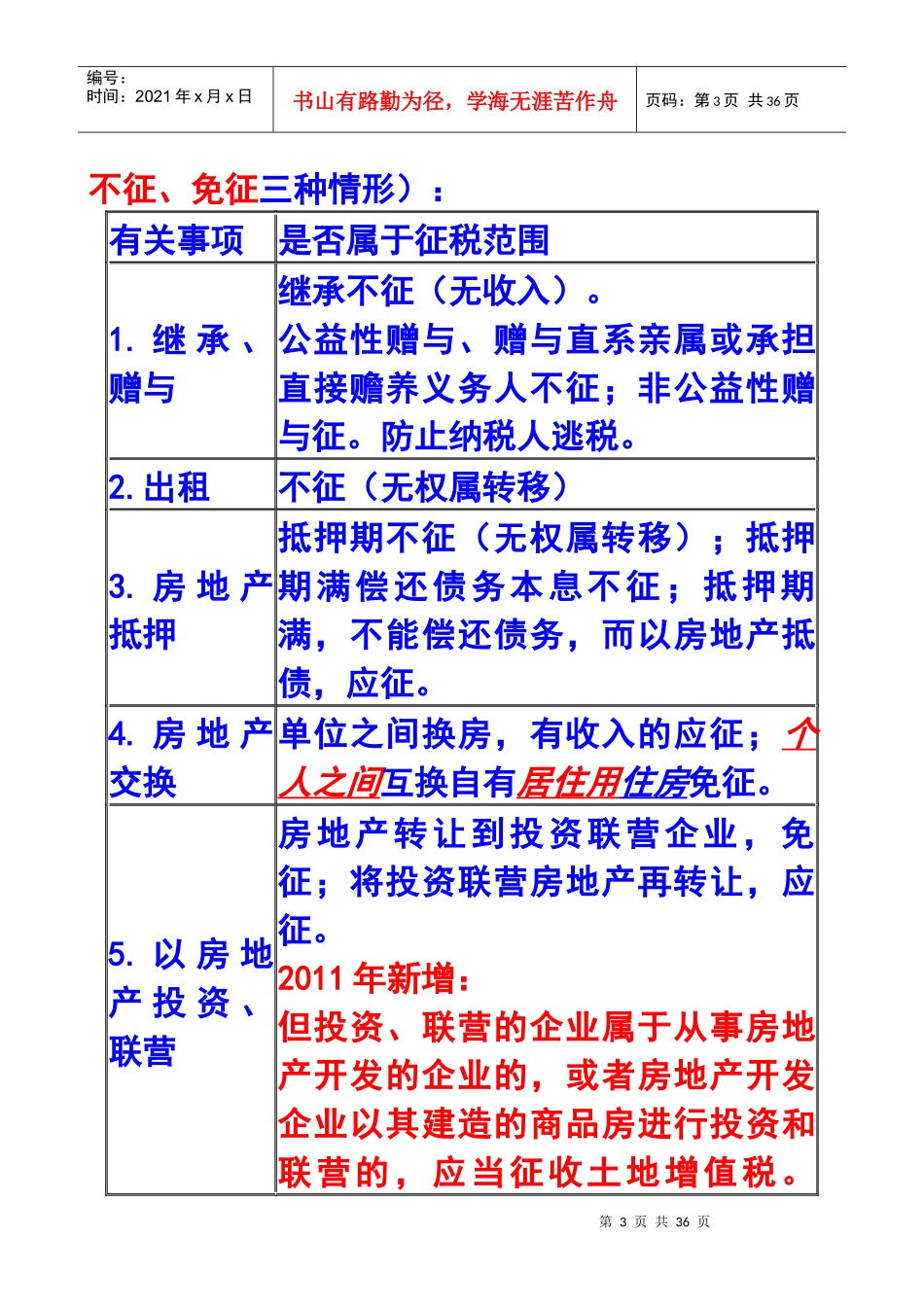 第八章土地增值税法X年注册会计师统一教材对照讲义_第3页