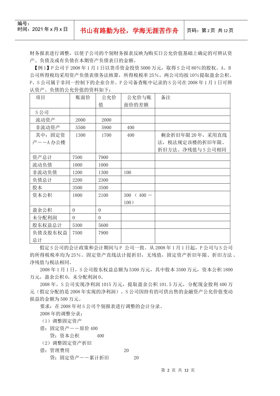 企业合并财务报表_第2页