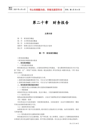合并财务报表(DOC48页)