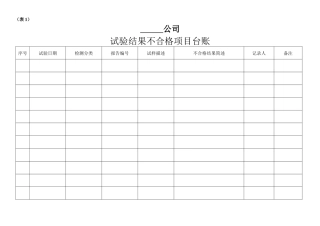 预拌混凝土质量管理用表