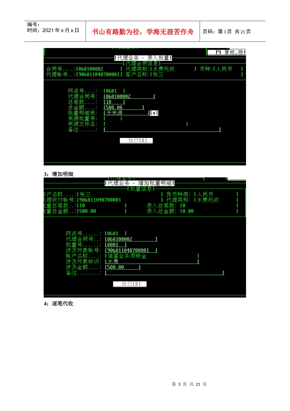 银行系统操作教程(对私公)_第3页
