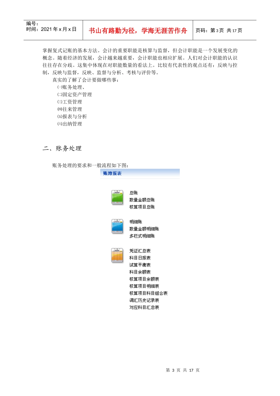 会计综合实训报告_第3页