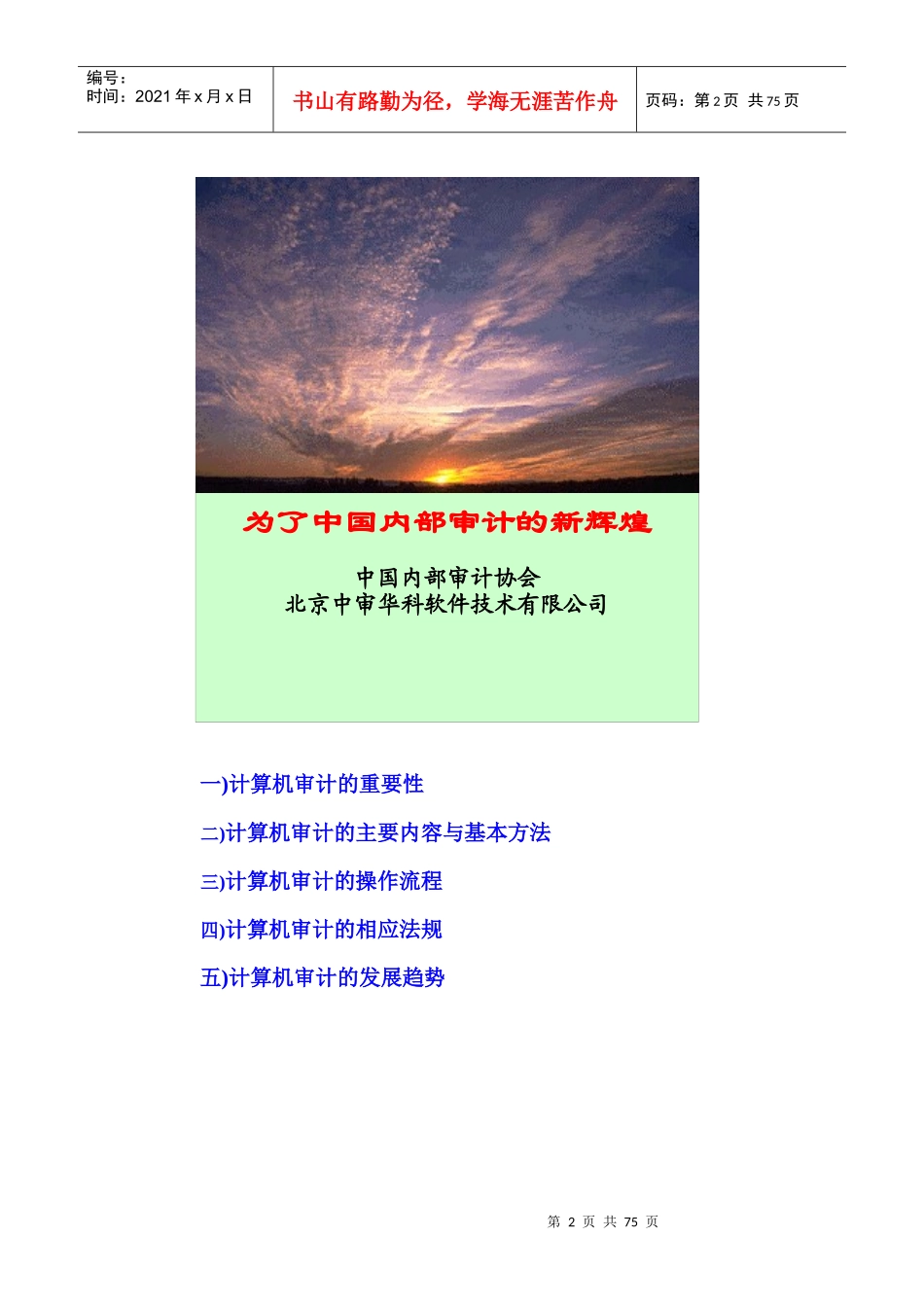 计算机审计基础(组合一)_第2页