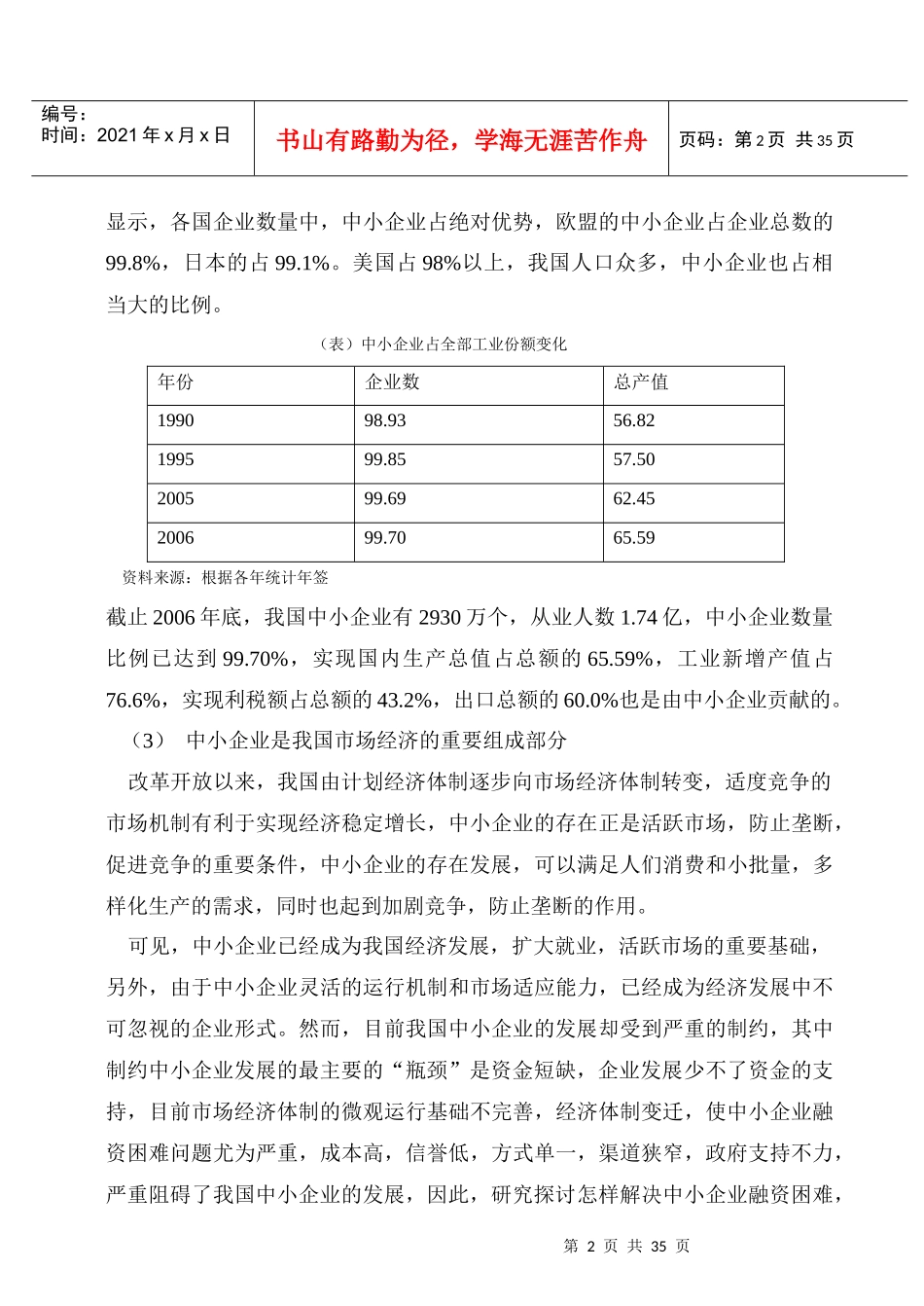 中小企业融资现状分析_第3页
