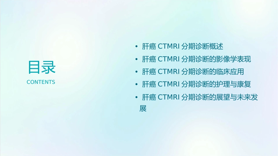 肝癌CTMRI分期诊断护理课件_第2页