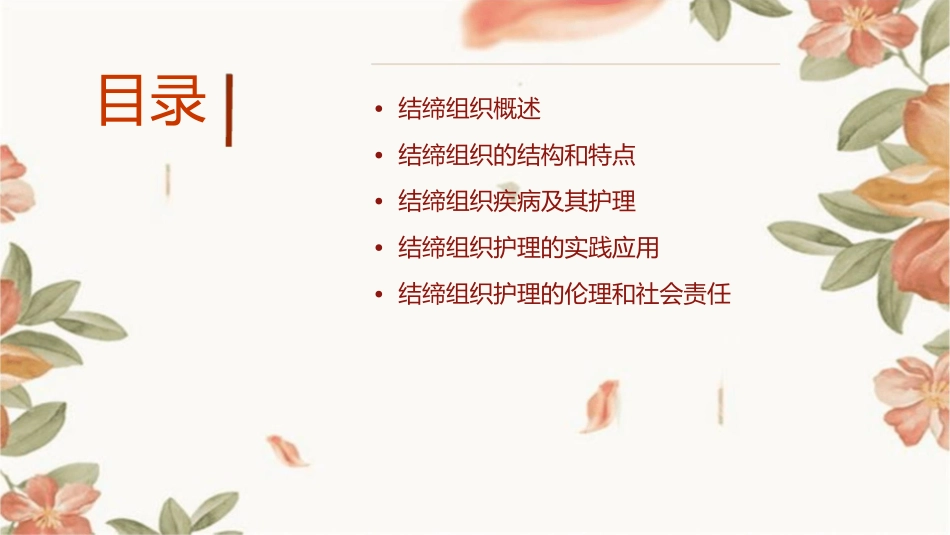 组织与胚胎学 结缔组织护理课件_第2页